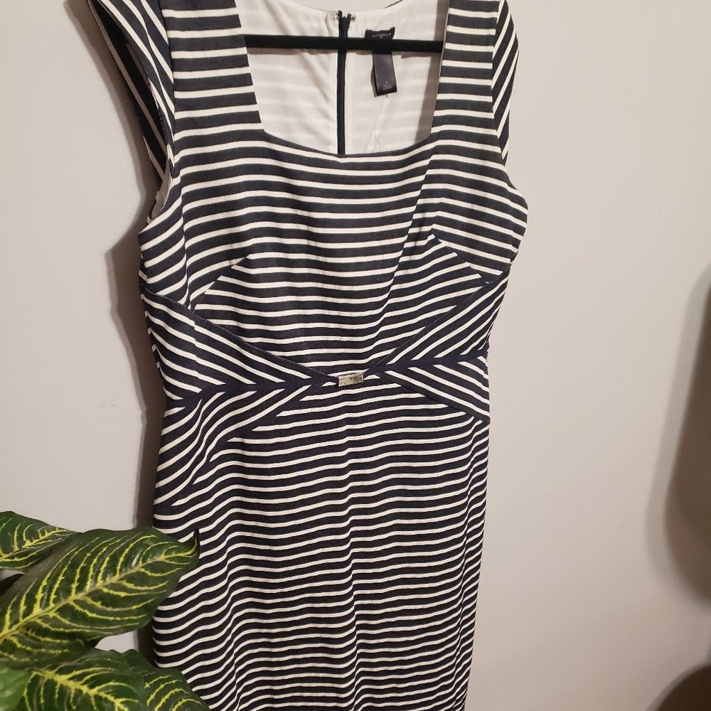 New Ann Taylor Striped Dress Size 16
